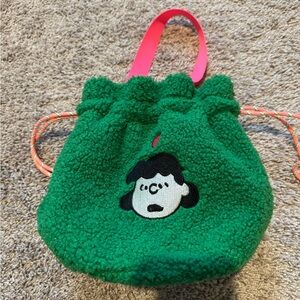 Green Kids Drawstring Bag
